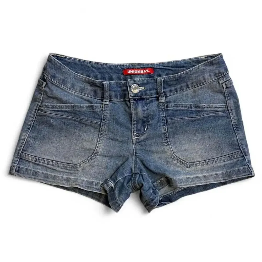 Unionbay Y2K Light Wash Denim Jean Shorts Size 7